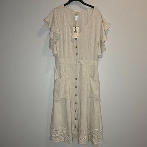 NWT Easel Button Down Dress